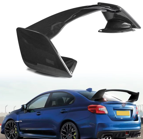 SUBARU STI STYLE SPOILER - GLOSS BLACK / CARBON LOOK - 2015 - 2021